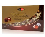 Конфеты Шоколадные из горького шоколада с дробленым лесным орехом Dolce albero 200 гр