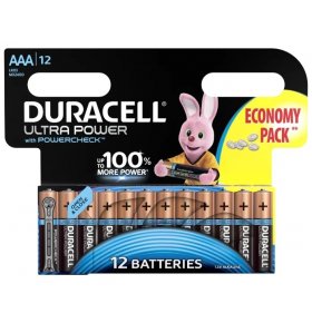 Батарейка Ultra Power AAA/LR03 Duracell 12 шт