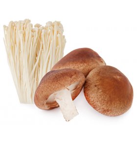 Грибы Эноки и шиитаке Есть грибы 150 гр
