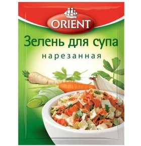 Приправа Зелень для супа нарезанная Orient 14 гр