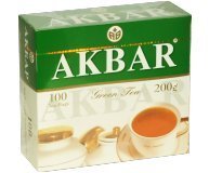 Чай зеленый Akbar 100х2г