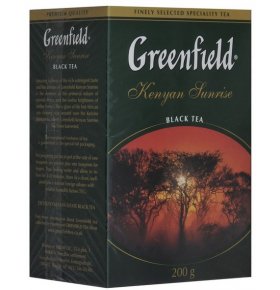 Чай черный Кениан Санрайз листовой Greenfield 200 гр