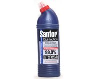 Чистящее средство для сантехники Desinfection гель с хлором Sanfor 750 мл
