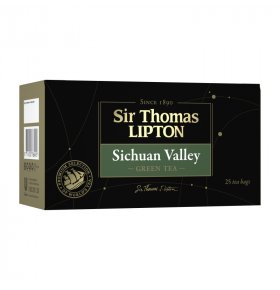 Чай Sir Thomas зелёный Lipton 25 шт х 2 гр