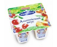 Йогурт фруктовый вишня нектарин дикий апельсин 0,3% Alpenland 95 гр