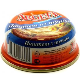 Паштет из тунца Argeta 95 гр