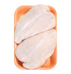 Цыпленок бройлер грудка замороженная подложка вес 1 кг