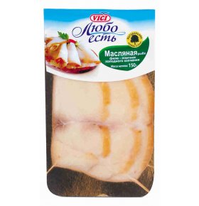 Масляная рыба филе-ломтики холодного копчения Vici 150 гр