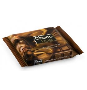 Лакомство для собак Choco Dog шоколад молочный Veda 45 гр