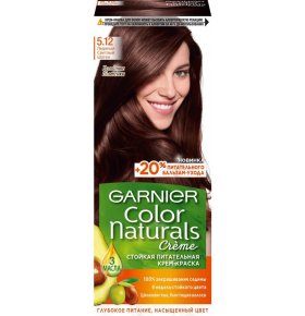 Крем-краска для волос Color Naturals Ледяной светлый шатен 5.12 Garnier 1 уп