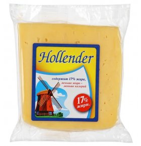 Сыр Hermis полутвердый 17% Hollender 300 гр