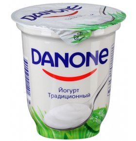 Йогурт натуральный 3,3% Данон 350 гр
