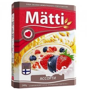 Каша ассорти Matti 6 х 40 гр
