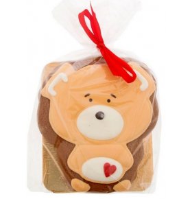 Пряник имбирно-медовый Мишка с сердцем Пекарня Sofi 95 г