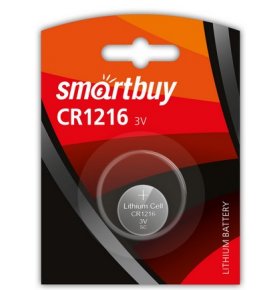 Батарейка SmartBuy круглая 3V CR1216