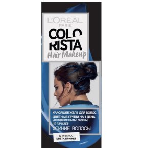 Красящее желе для волос Colorista Hair Make Up оттенок Синие Волосы L'Oreal Paris 30 мл