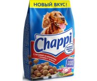 Корм для взрослых собак Сытный мясной обед с говядиной для всех пород Chappi 600 гр