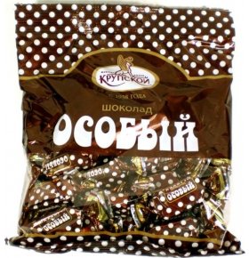 Шоколад Особый темный десертный с тонкоизмельченными добавлениями Ф. Крупской 200 гр