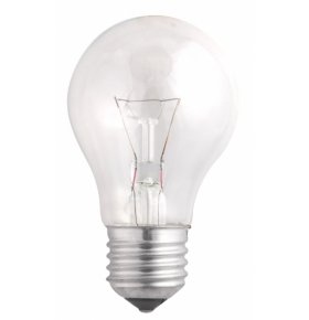 Лампа накаливания A55 240V 40W E27 прозрачная Jazzway 1 шт