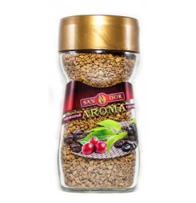 Кофе растворимый Aroma сублимированный с добавлением натурального молотого San D'or 95 гр