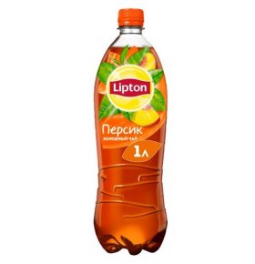 Холодный чай персик Lipton 1л