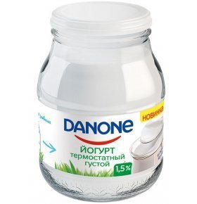 Йогурт натуральный 1,5% Данон 250 гр
