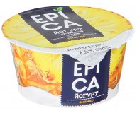 Йогурт натуральный с ананасом 4,8% Epica 130 гр