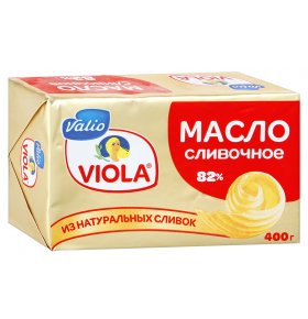 Масло сливочное Viola 82% 400 гр