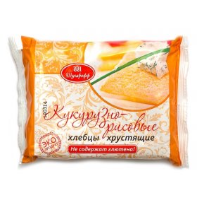 Хлебцы гречнево-кукурузные без глютена Шугарофф 60 гр