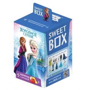 Мармелад Sweet BOX Холодное Сердце 2 с игрушкой в коробочке Disney 10 гр