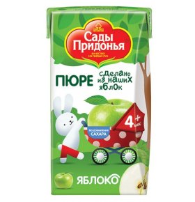 Детское пюре с яблоком Сады Придонья 125 гр