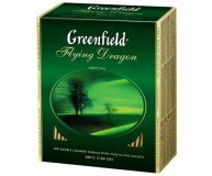 Чай зелёный байховый Greenfield Флаинг Драгон100х2г