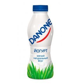 Йогурт питьевой натуральный 2,5% Данон 850 гр