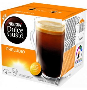 Капсулы для кофемашин Nescafe Dolce Gusto Preludio 16 шт