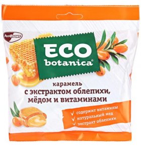 Карамель Eco-botanica c экстрактом облепихи медом и витаминами РотФронт 150 гр