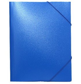 Папка на резинке A4 пластиковая синяя Attache 200 листов