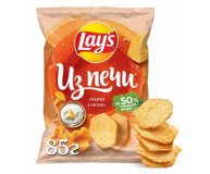 Картофельные чипсы из печи Лисички в сметане Lays 85 гр