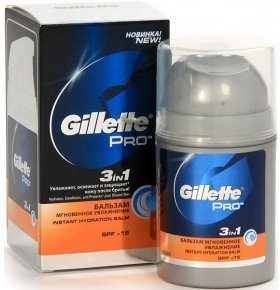 Бальзам п/бритья Gillette 3в1 Мгновен.увлаж.SPF+15 50мл