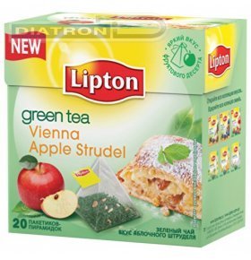 Чай зеленый Lipton яблоко  20х1,4г