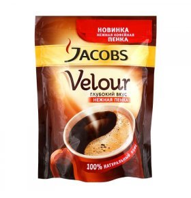 Кофе растворимый Jacobs велюр 140г