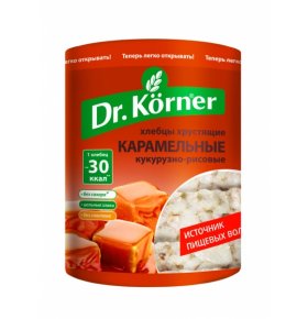 Хлебцы Кукурузно-рисовые карамельные Dr korner 90 гр