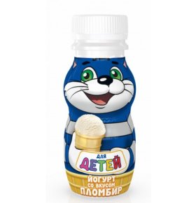Йогурт для детей со вкусом пломбир 1,6% Простоквашино 200 гр