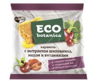 Карамель Eco Botanica с экстрактом шиповника медом и витаминами РотФронт 150 гр