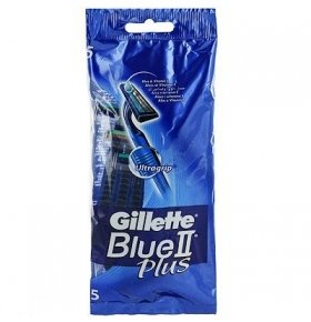 Станок Gillette Blue II  увл/полоска 5шт/уп