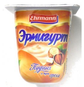 Пудинг Эрмигурт со вкусом ореха 3% Ehrmann 100г