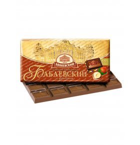 Шоколад с целым фундуком темный Бабаевский 100 гр
