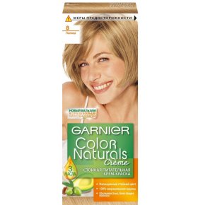 Стойкая питательная крем-краска для волос Color Naturals оттенок 8, Пшеница Garnier