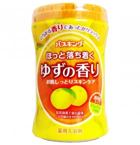 Соль для ванны с восстанавливающим эффектом с ароматом юдзу Hakugen 680 гр