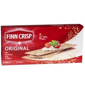 Сухарики Original Taste ржаные цельнозерновые Finn Crisp 400 гр