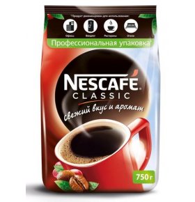 Кофе Classic растворимый Nescafe 750 гр